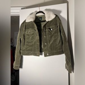 Army Green Corduroy Wild Fable Jacket